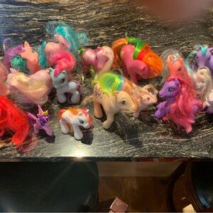 16 Vintage Generation My Little Pony Colorful Toy Pony Collection